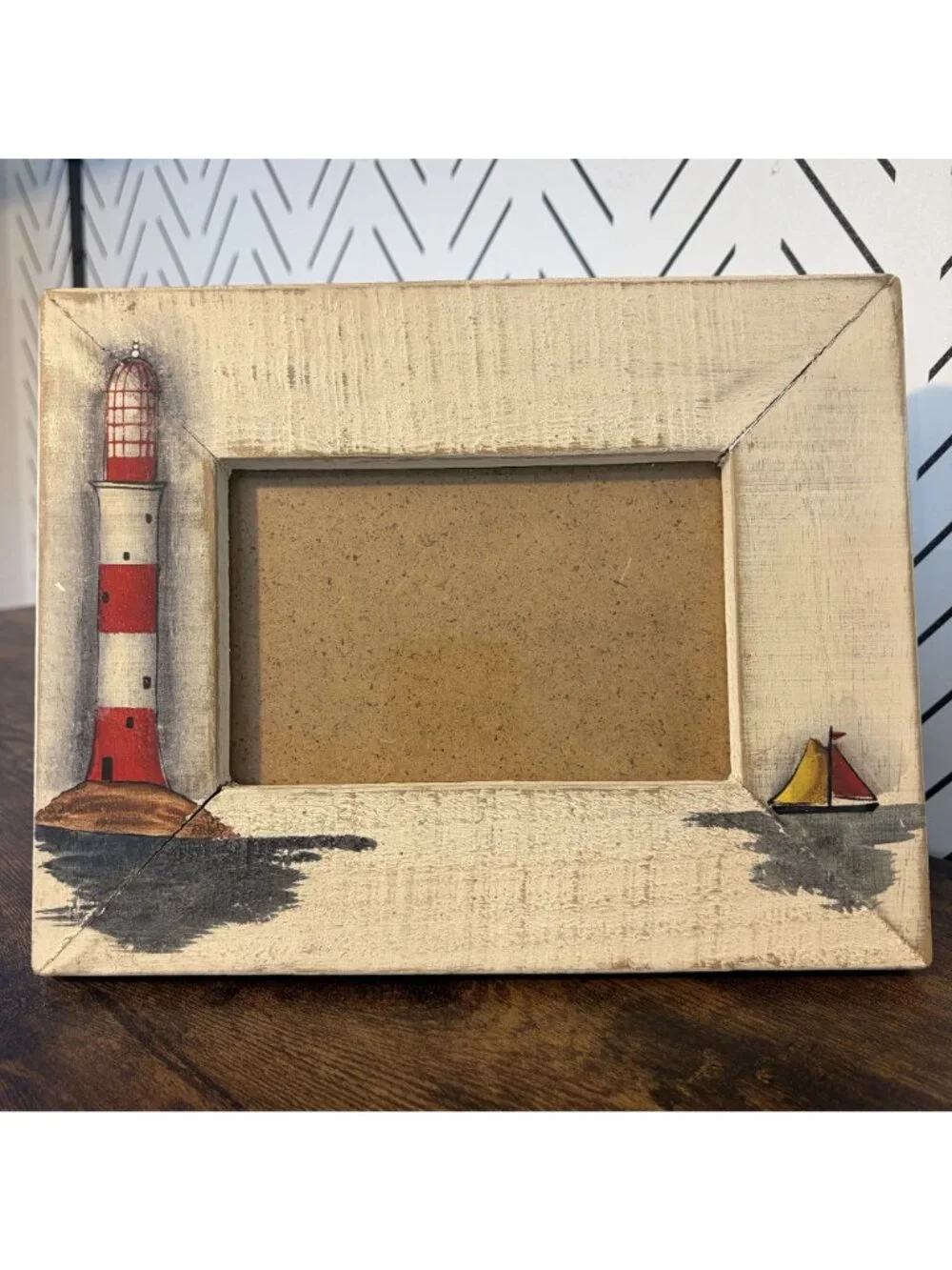 Coastal Beach House Picture Frame Set Nautical Lighthouse Shells Airbnb Decor